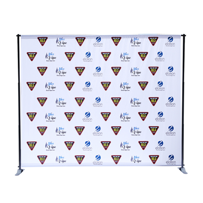 Heavy-Duty Step & Repeat Bannerstand (Fabric Banner)