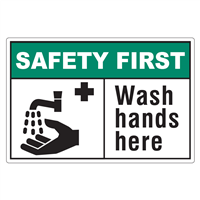 Safety First Wash Hands D1